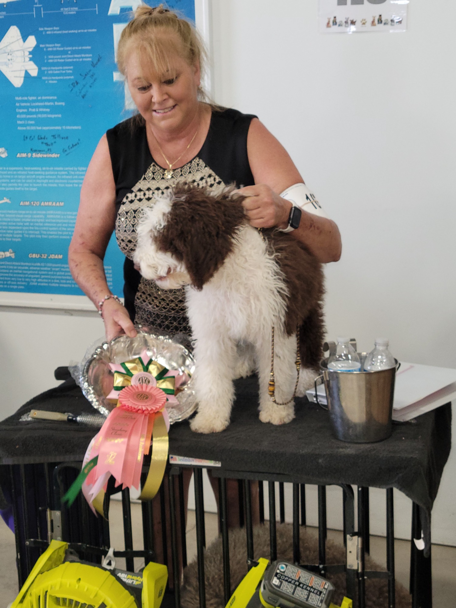 Student and client show dog 28
